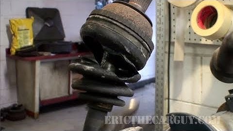 How To Replace CV Boots - EricTheCarGuy