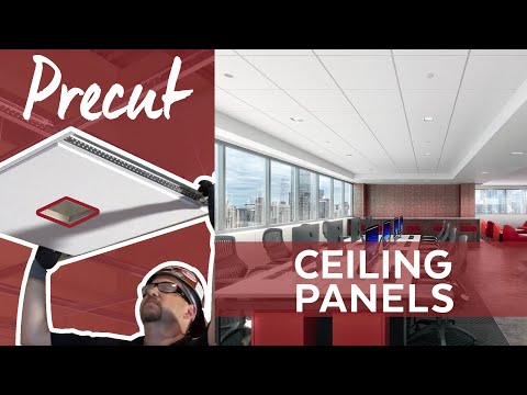 Video: And Quiet And Light! Soundlight Comfort Ceiling Acoustic Ceiling Panels With Integrated LEDs