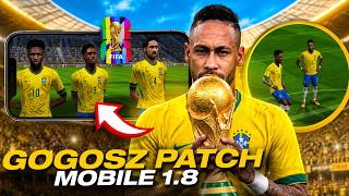 🚨 SAIU! GOGOSZ PATCH MOBILE  V1.8😱🔥ATUALIZAÇÃO COPA DO MUNDO! MELHOR JOGO de FUTEBOL para CELULAR!!