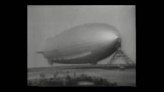 Universal Newsreel 1932-02-22 Sudden Gale Akron at Lakehurst NJ