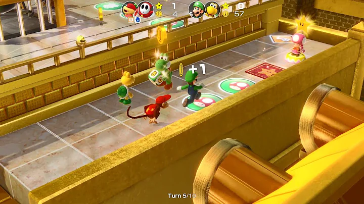 Super Mario Party Partner Party Tantalizing Tower Toys Luigi Koopa Troopa vs Pom Pom Shy Guy