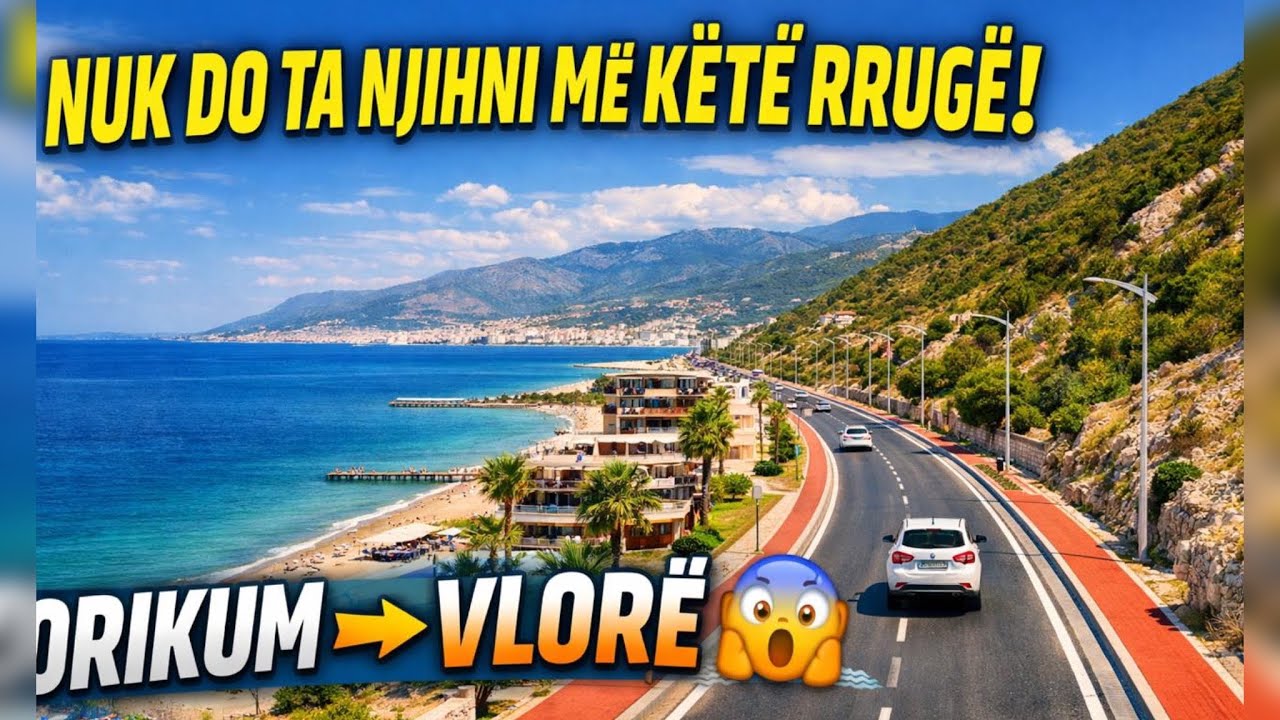 “Transformimi i pabesueshëm i bregdetit: Orikum ➝ Vlorë ➝ Plazhi i Vjetër!”🌊 Pa ndërprerje Deti Jon🌊