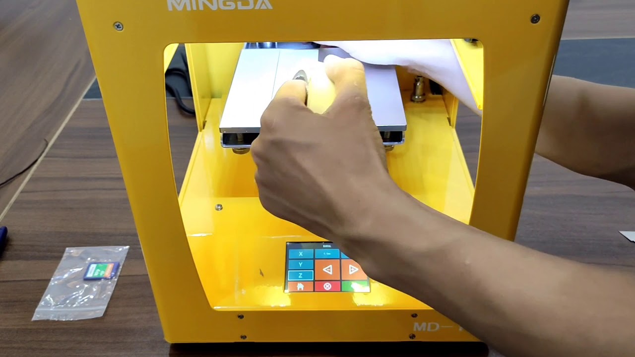 Unbox 3D Printer - MINGDA MD-16 Operation Video - YouTube