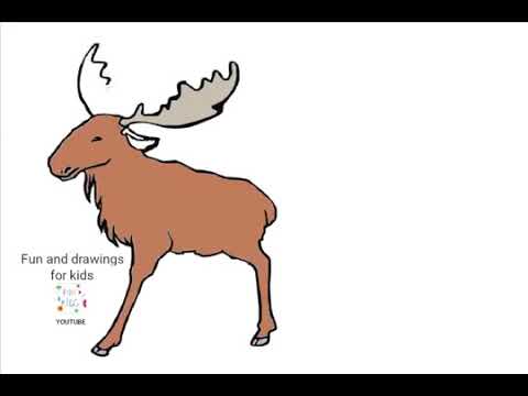Wideo: Jak Narysować łosia