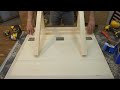 Making a simple and small folding table for the kitchen. Küçük ve basit bir katlanır masa yapımı