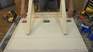 Making a simple and small folding table for the kitchen. Küçük ve basit bir katlanır masa yapımı