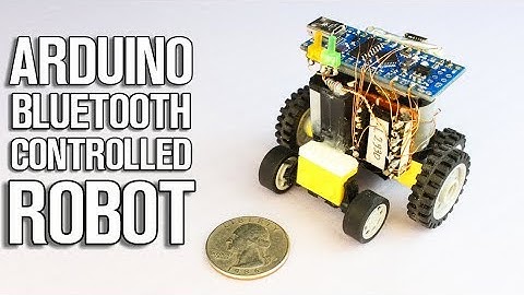 Smartphone Controlled Bluetooth Robot Car-DIY