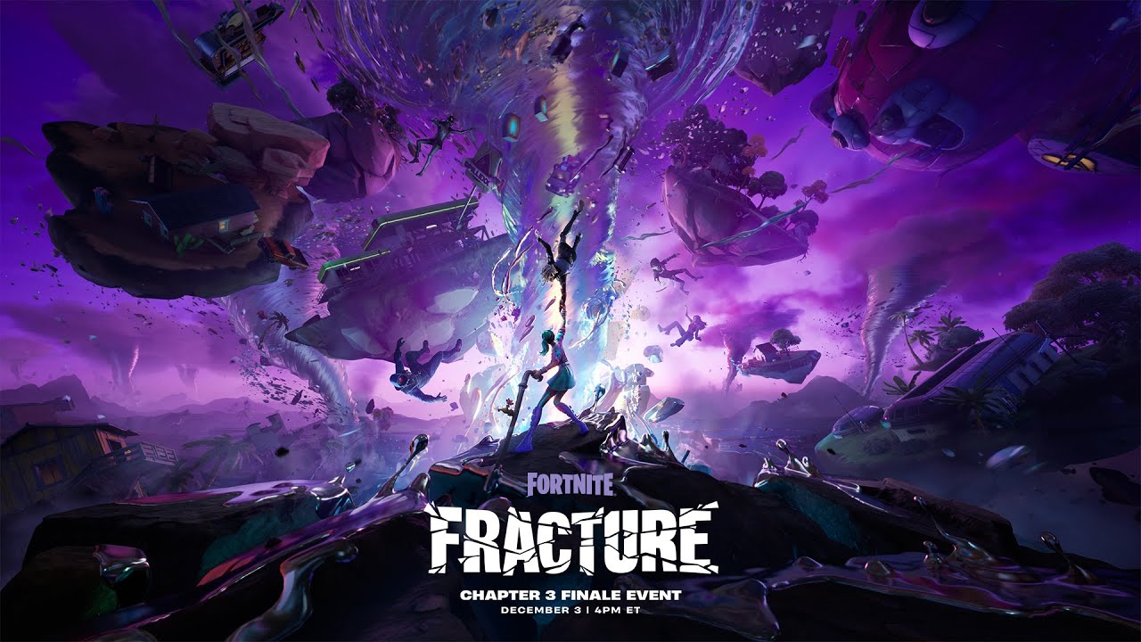 Fracture - The Fortnite Chapter 3 Finale Event Teaser Trailer - Be there on 12.3.2022 at 4PM ET. fn.gg/Fracture

Play Fortnite Battle Royale, the completely free 100-player PvP mode. One giant map, A Battle Bus, Last one sta