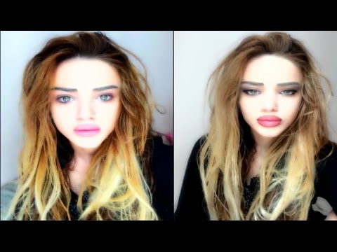 უმაკიაჟოდ და მაკიაჟით (Без макияжа и с макияжем)_gvanca bagrationi