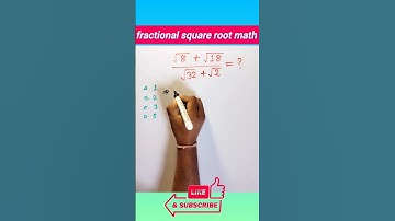 Very nice fractional square root math question #shorts #maths #mathematics #fractional
