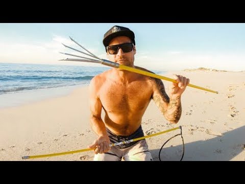 $50 HAND SPEAR CHALLENGE WHILE CAMPING Living From The Ocean - Ep 78 