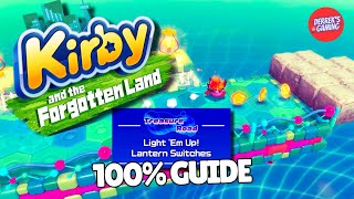 Kirby and the Forgotten Land - Treasure Road: Light 'Em Up! Lantern Switches