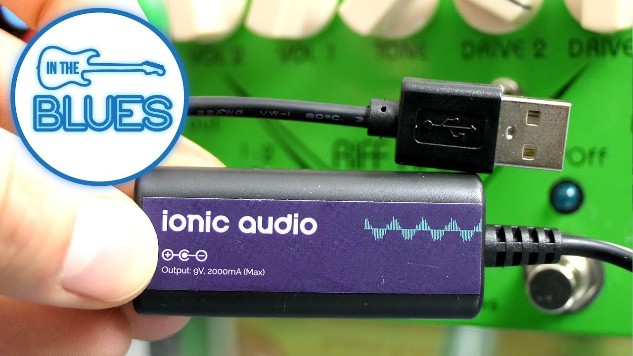 Ionic Audio 9v 2000mA USB Power Bank Pedal Power Supply - YouTube