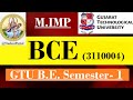 IMP BCE | 3110004 | GTU BE Semester - 1 | BASIC CIVIL ENGINEERING