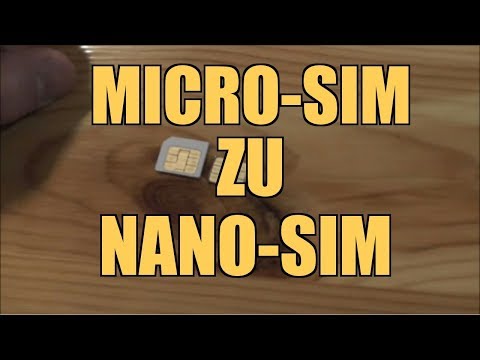 Video: Wie Erstelle Ich Eine Nano-SIM-Karte?