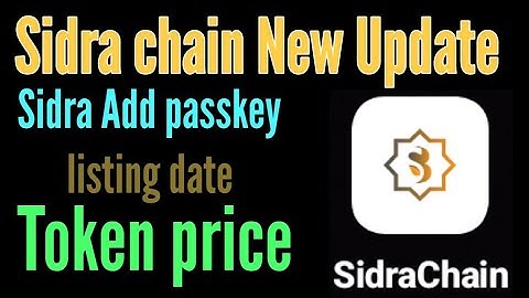 How to Add Passkey in Cider Chain | Sidrachain New update