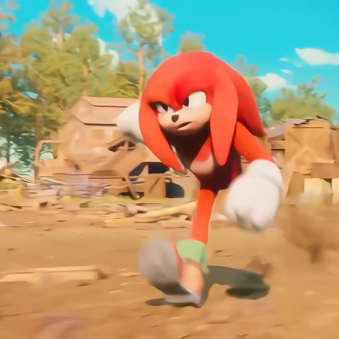 KNUCKLES BATEU A CABEÇA NA PLACA #shorts