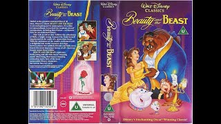 Walt Disney Beauty & The Beast 1991Trailer Vhs 1993 Ukcoming Soon