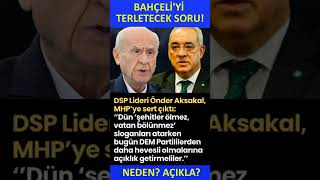 Bahçeli'yi Terletecek Soru! Dünle bugün arasındaki fark ne?