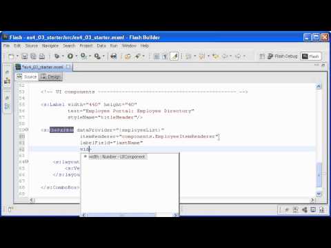 Flex in a Week :: v4 03 Implementing a Spark ItemRenderer in List