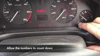 Peugeot 406 Service Reminder Reset, And Deactivation - Youtube