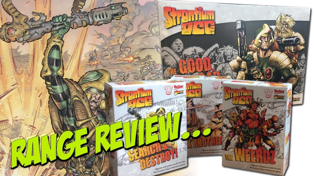 Strontium Dog Miniatures Game  | Warlord Games | Unboxing