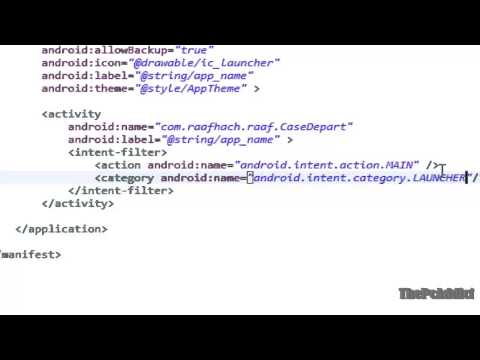 Tutoriel Android 13 Developpement Application Android   Introduction à l'ANdroidManifest