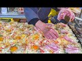 japanese street food - okonomiyaki お好み焼き