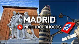 ➤ the top 5 areas for your stay in MADRID 🏨 🇪🇸 #013