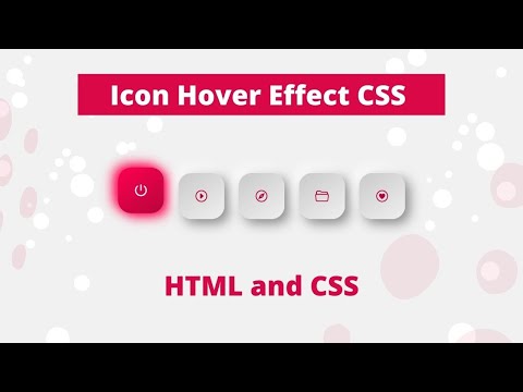 How To Make Hover Effect on Icon Using HTML and CSS | icon hover effects css | Source coder