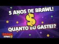 SERÁ QUE EU GASTEI DEMAIS? Mostrando TODAS as minhas compras em 5 anos de Brawl!