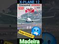 🛬🔥 Polish Pilot insane landing Madeira airport extreme crosswind #xplane #shorts