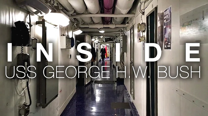 A Short Walk Aboard Aircraft Carrier USS George H....