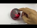 5080mm garnet color synthetic cubic zirconia stones