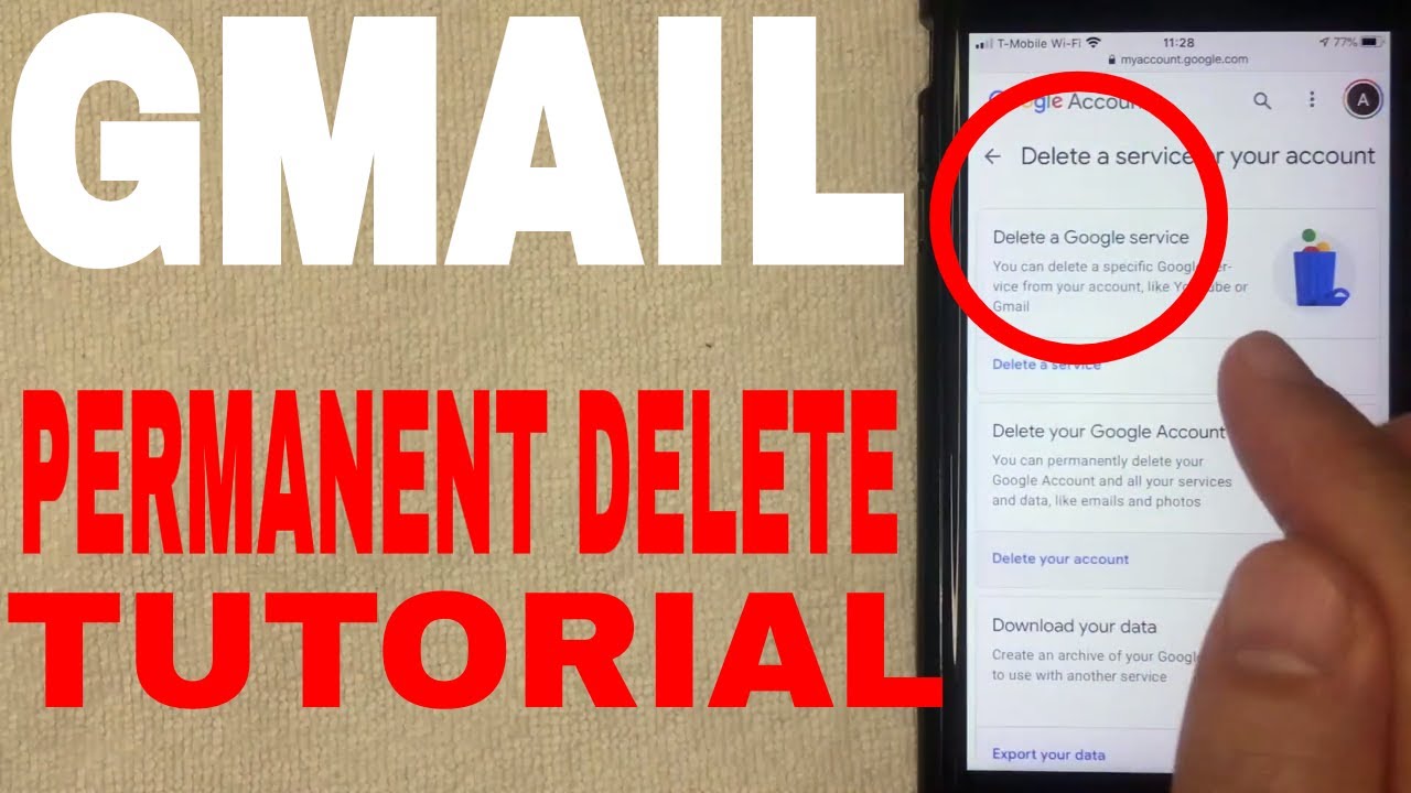 ✅  How To Permanently Delete Gmail Email Account  🔴