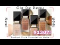 $130 NEW CLE DE PEAU RADIANT FLUID FOUNDATION MATTE FULL REVIEW!