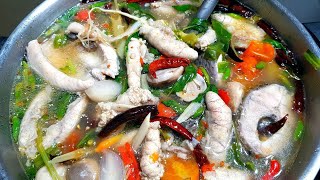 977 ต้มยำปลาช่อน พิเศษไข่ปลา แซ่บจี๊ดจ๊าด ซดน้ำร้อนๆ โล่งคอ Spicy Snake Head Fish Soup