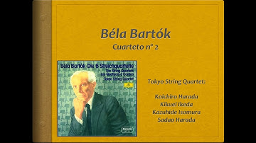 Bartok, String Quartet 2 - Video Score - Tokyo String Quartet