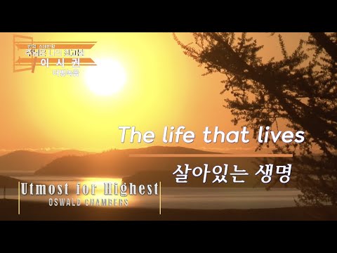 #주님_나의_최고봉_한국어  5월 27일  살아있는 생명