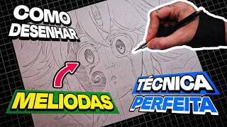 DESENHE SEM ERRO! COMO DESENHAR O MELIODAS! | Nanatsu No Taizai