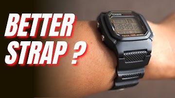 Easy Strap Change for Casio W800H - a simple mod for W800 using AE1000W model