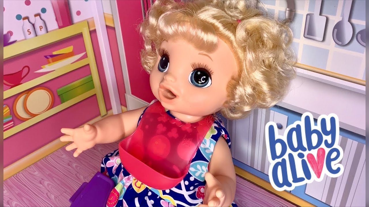 Baby Alive Happy Hungry Baby feeding pears food