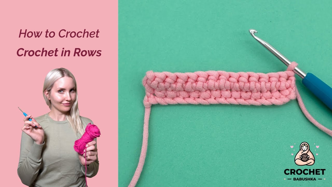 How To CROCHET IN ROWS Easy TUTORIAL For Beginners YouTube how-to-crochet-in-rows-easy-tutorial-for-beginners-youtube