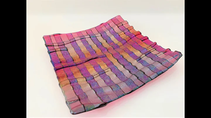 Kiln Carved Irid Platter