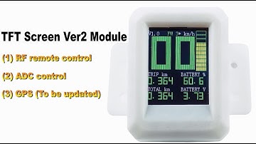 TFT Screen Ver2 Module based on VESC｜Single VX2 pro remote screen | Flipsky