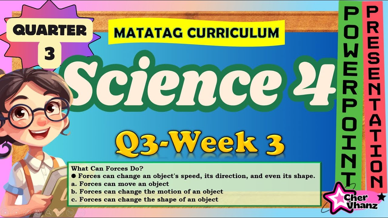 Science 4 Quarter 3 Week 3 - What Can Forces Do, force needed to move ...