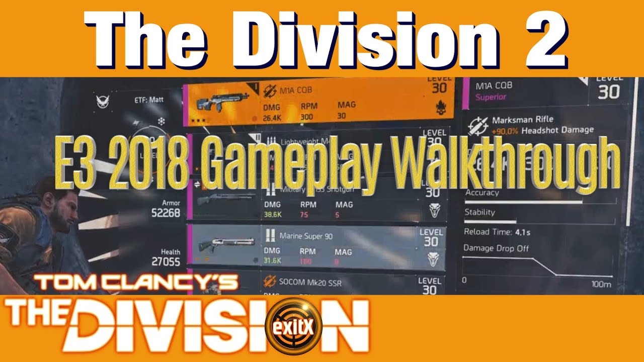The Division 2 | E3 2018 Gameplay Walkthrough | exitX Deutsch