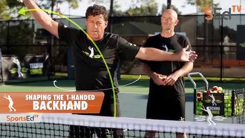 1-Handed Backhand Progression - Improve Your Stroke with Martin Damm | SportsEdTV