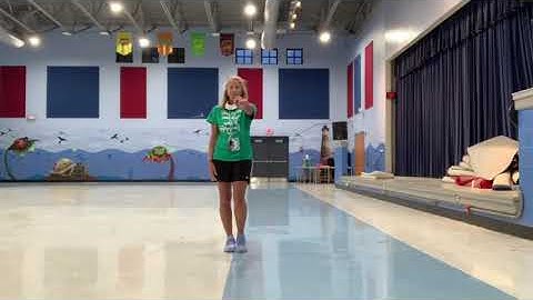 Underhand throw demonstration