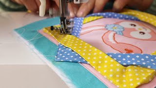 fabric coasters tutorial | sewing for beginners